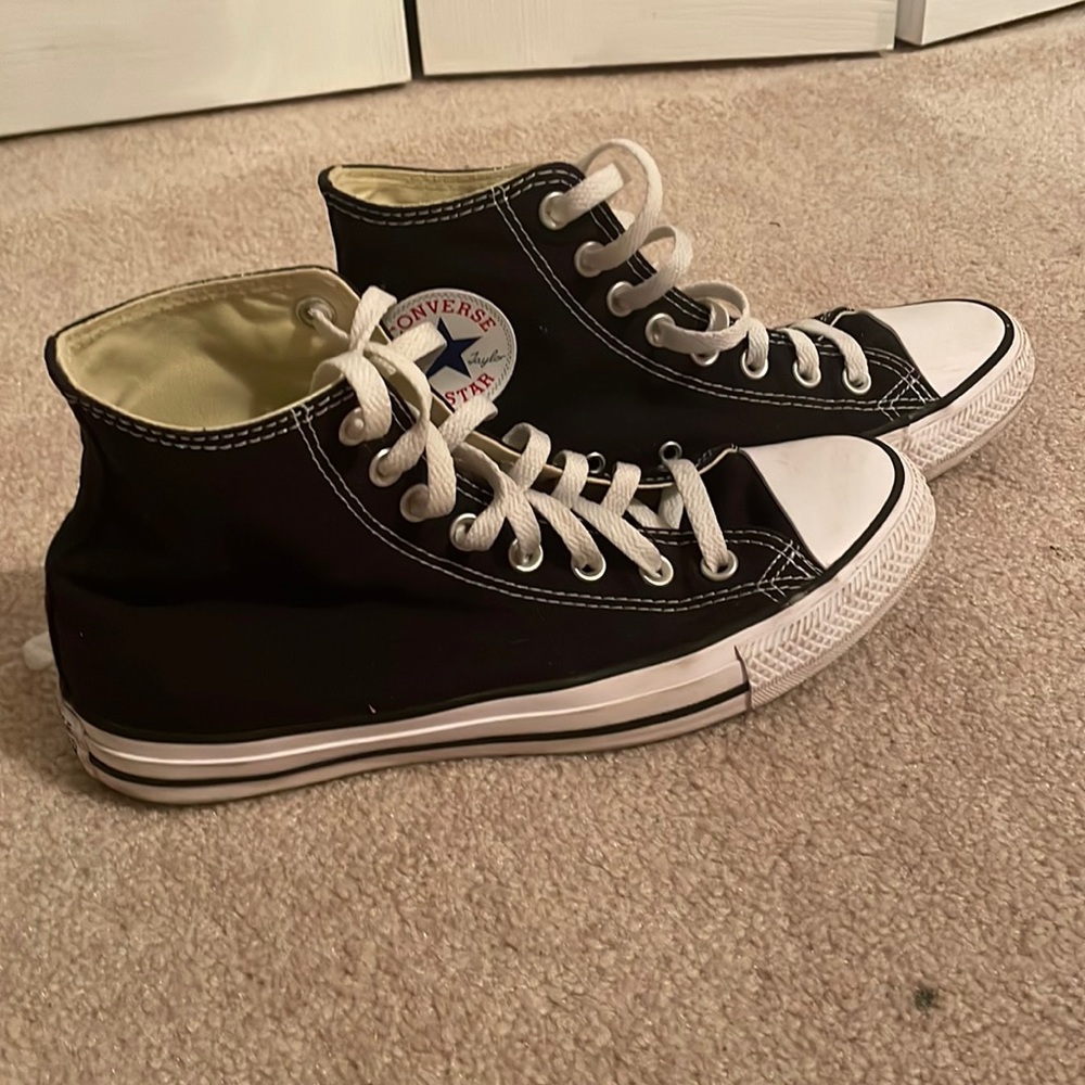 Only work once, brand new converse. Color: Black, Size: 9